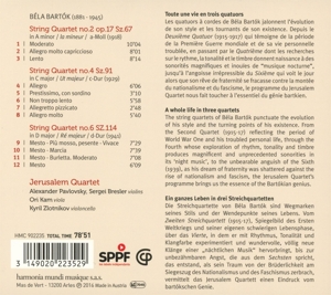 BELA BARTOK STRING QUARTETS NOS. 2, 4 & 6<br/><h5>Megjelenés: 2016-10-07</h5>