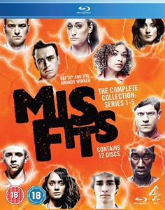 MISFITS - SERIES 1-5<br/><h5>Megjelenés: 2013-12-16</h5>