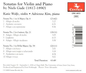 SONATAS FOR VIOLIN & PIANO<br/><h5>Megjelenés: 2012-03-21</h5>