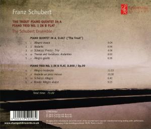 TROUT QUINTET/PIANO TRIO NO.1 IN B FLAT<br/><h5>Megjelenés: 2010-07-01</h5>