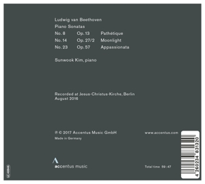 PIANO SONATAS NO.8,14 & 23<br/><h5>Megjelenés: 2017-03-03</h5>