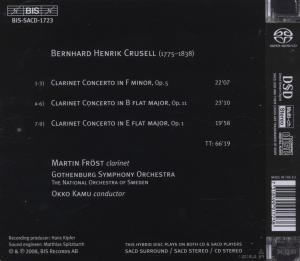 THREE CLARINET CONCERTOS<br/><h5>Megjelenés: 2008-12-02</h5>