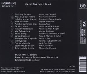 GREAT BARITONE ARIAS<br/><h5>Megjelenés: 2011-03-10</h5>