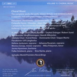 SIBELIUS EDITION VOL.11 CHORAL<br/><h5>Megjelenés: 2010-08-31</h5>