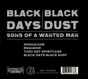 BLACK DAYS BLACK DUST<br/><h5>Megjelenés: 2017-03-02</h5>