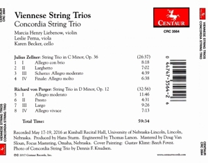 VIENNESE STRING TRIOS<br/><h5>Megjelenés: 2017-10-05</h5>