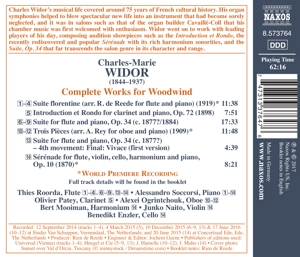 SUITE FLORENTINE/COMPLETE WORKS FOR WOODWIND<br/><h5>Megjelenés: 2017-09-04</h5>