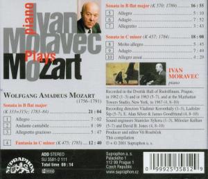 IVAN MORAVEC PLAYS MOZART<br/><h5>Megjelenés: 2002-05-02</h5>