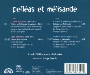 PELLEAS ET MELISANDE<br/><h5>Megjelenés: 2007-02-26</h5>