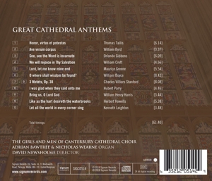 GREAT CATHEDRAL ANTHEMS<br/><h5>Megjelenés: 2018-02-09</h5>