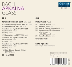 GLASS/BACH/APKALNA<br/><h5>Megjelenés: 2018-07-27</h5>