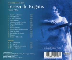 A TRIBUTE TO TERESA DE ROGATIS<br/><h5>Megjelenés: 2019-01-03</h5>