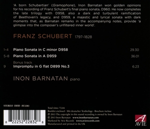 PIANO SONATAS D958 & D959<br/><h5>Megjelenés: 2013-09-01</h5>