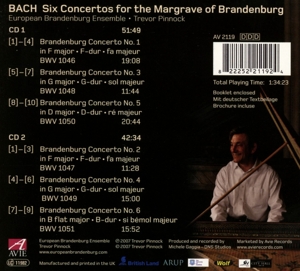 SIX CONCERTOS FOR THE MARGRAVE OF BRANDENBURG<br/><h5>Megjelenés: 2007-11-01</h5>