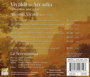 VIVALDI IN ARCADIA<br/><h5>Megjelenés: 2003-11-01</h5>