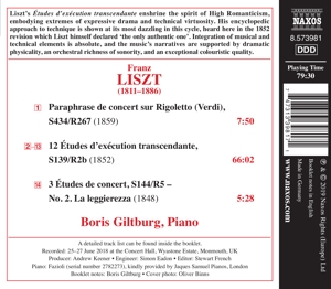 LISZT: ETUDES D'EXECUTION TRANSCENDANTE<br/><h5>Megjelenés: 2019-01-07</h5>