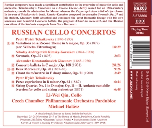 RUSSIAN CELLO CONCERTOS<br/><h5>Megjelenés: 2019-01-07</h5>