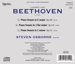 PIANO SONATAS OP.109-111<br/><h5>Megjelenés: 2019-05-03</h5>