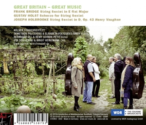 GREAT BRITAIN, GREAT MUSIC - STRING SEXTETS<br/><h5>Megjelenés: 2019-08-02</h5>