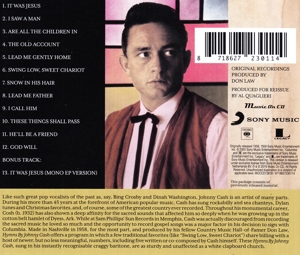 HYMNS BY JOHNNY CASH<br/><h5>Megjelenés: 2019-11-22</h5>