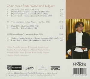 CHOIR MUSIC FROM POLAND & BELGIUM<br/><h5>Megjelenés: 2011-12-07</h5>