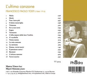 L'ULTIMA CANZONE<br/><h5>Megjelenés: 2014-09-26</h5>