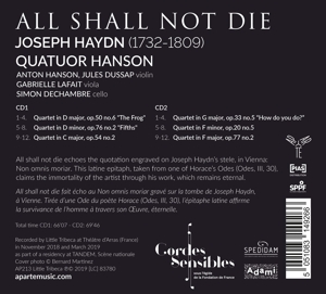 ALL SHALL NOT DIE/STRING QUARTET<br/><h5>Megjelenés: 2019-10-11</h5>