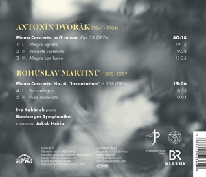 DVORAK/MARTINU PIANO CONCERTOS<br/><h5>Megjelenés: 2019-10-04</h5>