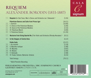 BORODIN: REQUIEM/POLOVTSIAN DANCES/PRINCE IGOR SUITE<br/><h5>Megjelenés: 2020-02-07</h5>