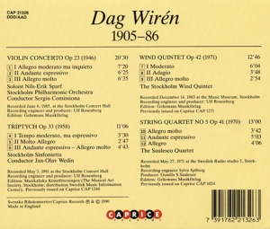 VIOLIN CONCERTO/TRIPTYCH/WIND QUINTET/STRING QUARTET<br/><h5>Megjelenés: 2019-11-29</h5>