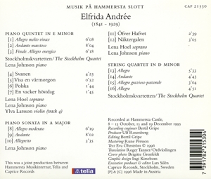 MUSIK PA HAMMERSTA SLOTT<br/><h5>Megjelenés: 2008-10-10</h5>