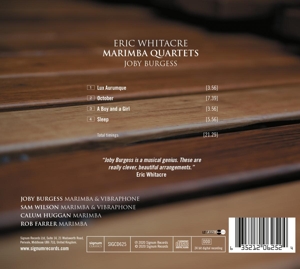 ERIC WHITACRE - MARIMBA QUARTETS<br/><h5>Megjelenés: 2020-02-21</h5>