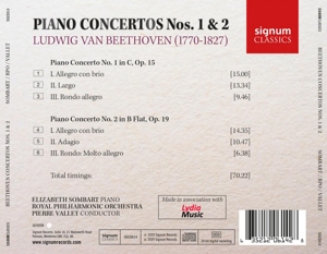 BEETHOVEN PIANO CONCERTOS NOS. 1 & 2<br/><h5>Megjelenés: 2020-03-06</h5>