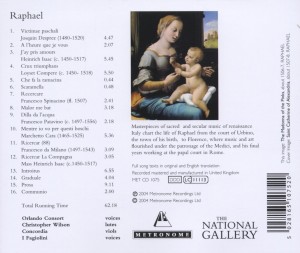 RAPHAEL:THE MUSIC OF THE<br/><h5>Megjelenés: 2004-10-11</h5>