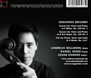 BRAHMS: VIOLA SONATA OP. 120/PIANO TRIO OP. 114<br/><h5>Megjelenés: 2020-03-06</h5>