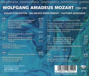 VIOLIN CONCERTOS, DIVERTIMENTI AND SERENADE<br/><h5>Megjelenés: 2020-09-04</h5>