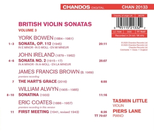 BRITISH VIOLIN SONATAS VOL.3<br/><h5>Megjelenés: 2020-05-22</h5>