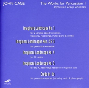 WORKS FOR PERCUSSION 1:IMAGINARY LANDSCAPES<br/><h5>Megjelenés: 2011-04-19</h5>