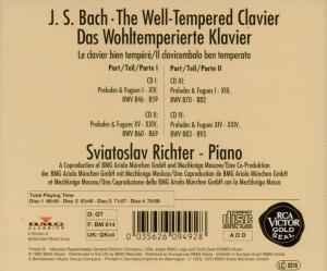 Bach: Das Wohltemperierte Klav<br/><h5>Megjelenés: 1992-01-22</h5>