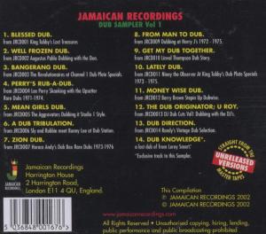 JAMAICAN RECORDINGS DUB SAMPLER 1<br/><h5>Megjelenés: 2020-10-30</h5>