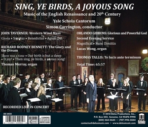 SING YE BIRDS A JOYOUS SONG<br/><h5>Megjelenés: 2016-09-23</h5>