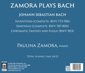 ZAMORA PLAYS BACH<br/><h5>Megjelenés: 2021-11-26</h5>