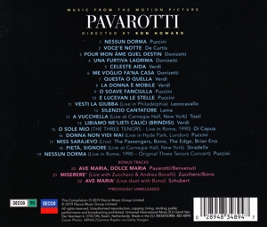 PAVAROTTI -- OST<br/><h5>Megjelenés: 2019-05-28</h5>