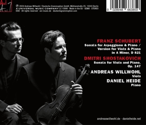 VIOLA & PIANO - SCHUBERT & SHOSTAKOVICH<br/><h5>Megjelenés: 2024-07-12</h5>