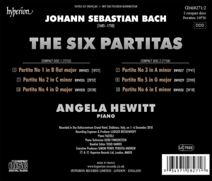 BACH: SIX PARTITAS<br/><h5>Megjelenés: 2019-11-29</h5>