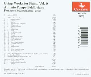 WORKS FOR PIANO V.6<br/><h5>Megjelenés: 2014-04-30</h5>