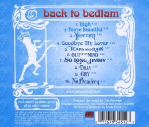 BACK TO BEDLAM<br/><h5>Megjelenés: 2005-12-01</h5>