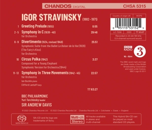 STRAVINSKY ORCHESTRAL WORKS<br/><h5>Megjelenés: 2022-11-11</h5>