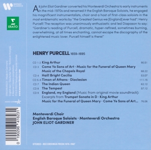 PURCELL: KING ARTHUR/MUSIC FOR QUEEN MARY/COME YE SONS OF ART<br/><h5>Megjelenés: 2022-03-25</h5>