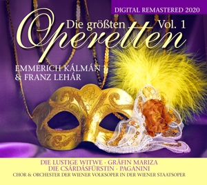 DIE GROSSTEN OPERETTEN VOL.1<br/><h5>Megjelenés: 2020-09-04</h5>